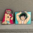 Sexy Needle Girl and Submissive Protag 2 inch pin set Supply