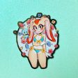 Bathing Suit Bunny Sticker Supply