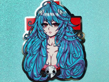 Long Blue-Haired Clone Sticker Online