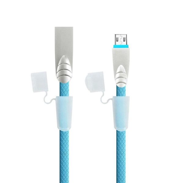 Maxbell Mobile Phone Data Cable USB Charging Cable Cord for Samsung Android  Blue Supply