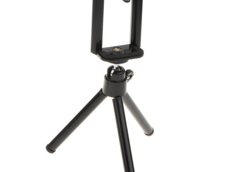 Cell Phone Camera Lens 8X Telephoto Selfie Stick Tripod Kit Set  Black Supply