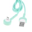 Maxbell Mobile Phone USB Cable Holder Elbow Charging Cable for Android Phones green Online Sale